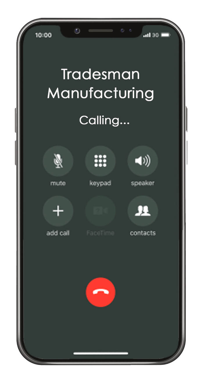 Calling with a Cellphone to Tradesman Manufacturing